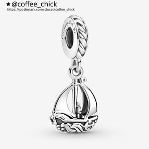 Pandora Sail Boat Dangle Charm